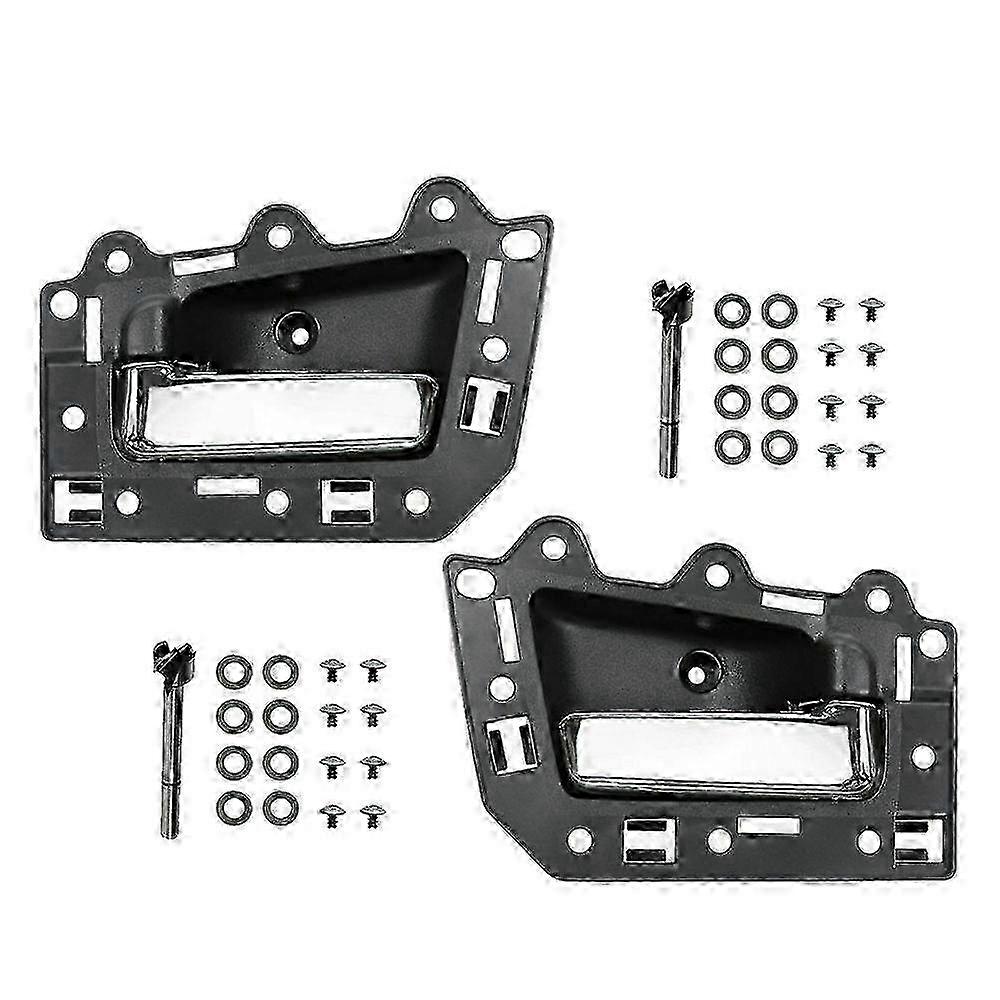 Replacement door handles for Jeep Grand Cherokee - Front left & right gray chrome