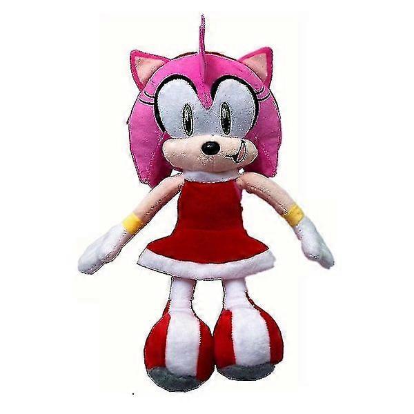 Sonic Game Figure Plush Doll 3d Soft Stuffed Cartoon Toy Kids Hugging Pillow Default Amy Ross
