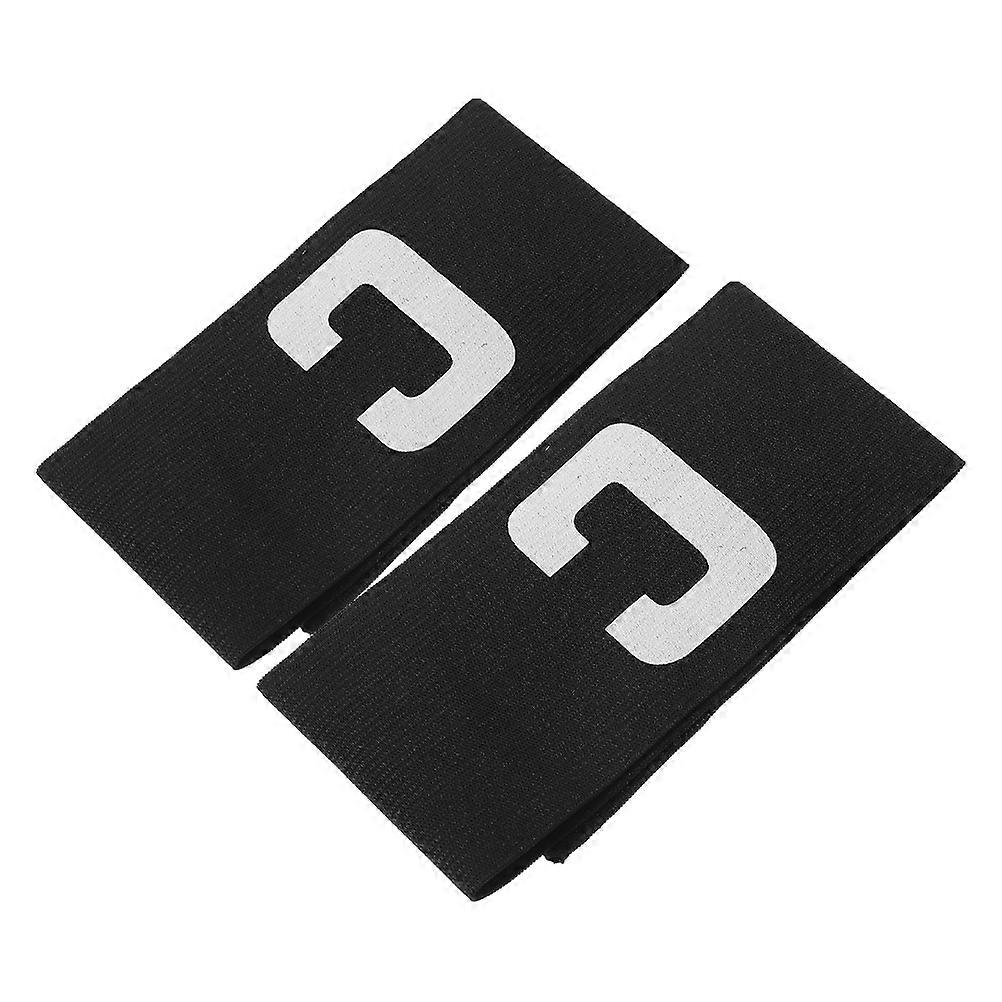 Captain Armbands Elastic and Adjustable for Men Women .00X7.00X0.30CM Visible Identification 2Pcs