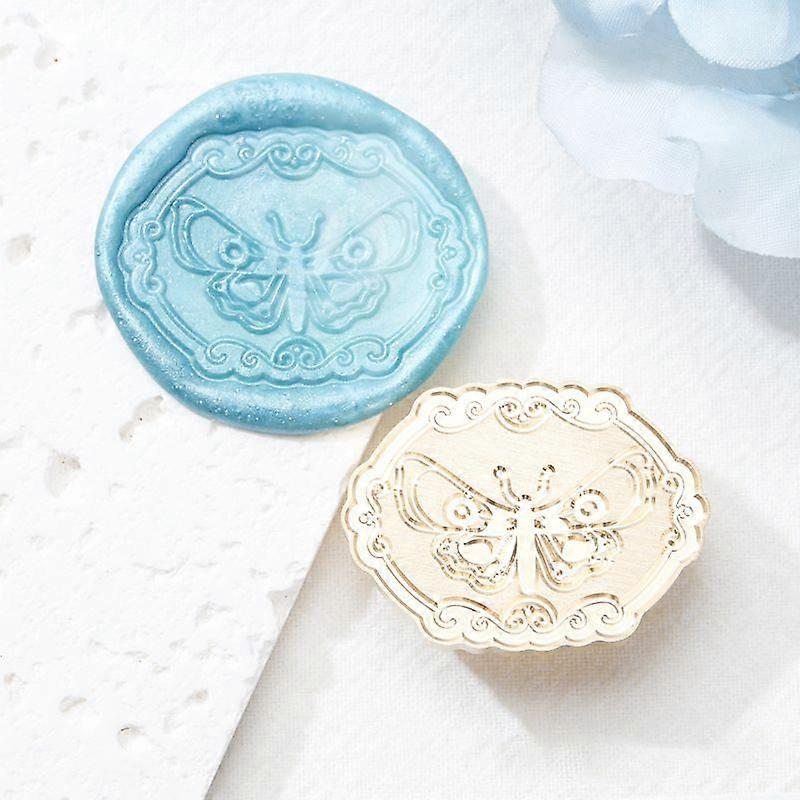 Sello de lacre con mariposa C