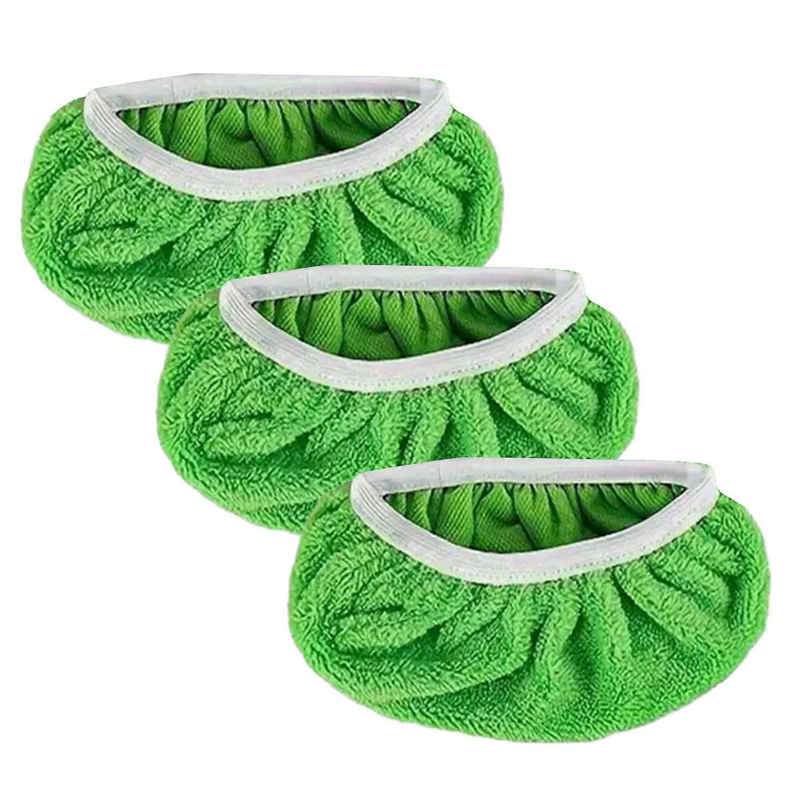 Reusable Washable Mop Pads Replacement with Tight Fit Design for Kitchen Floor and Home Cleaning Green