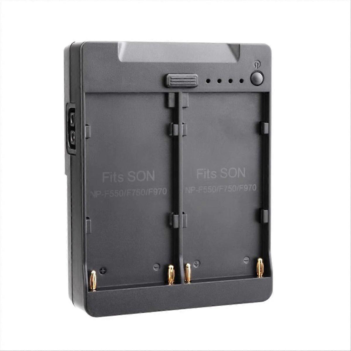 Dual NP-F550/750/970 NP-F Series Battery to V-Mount Lock Power