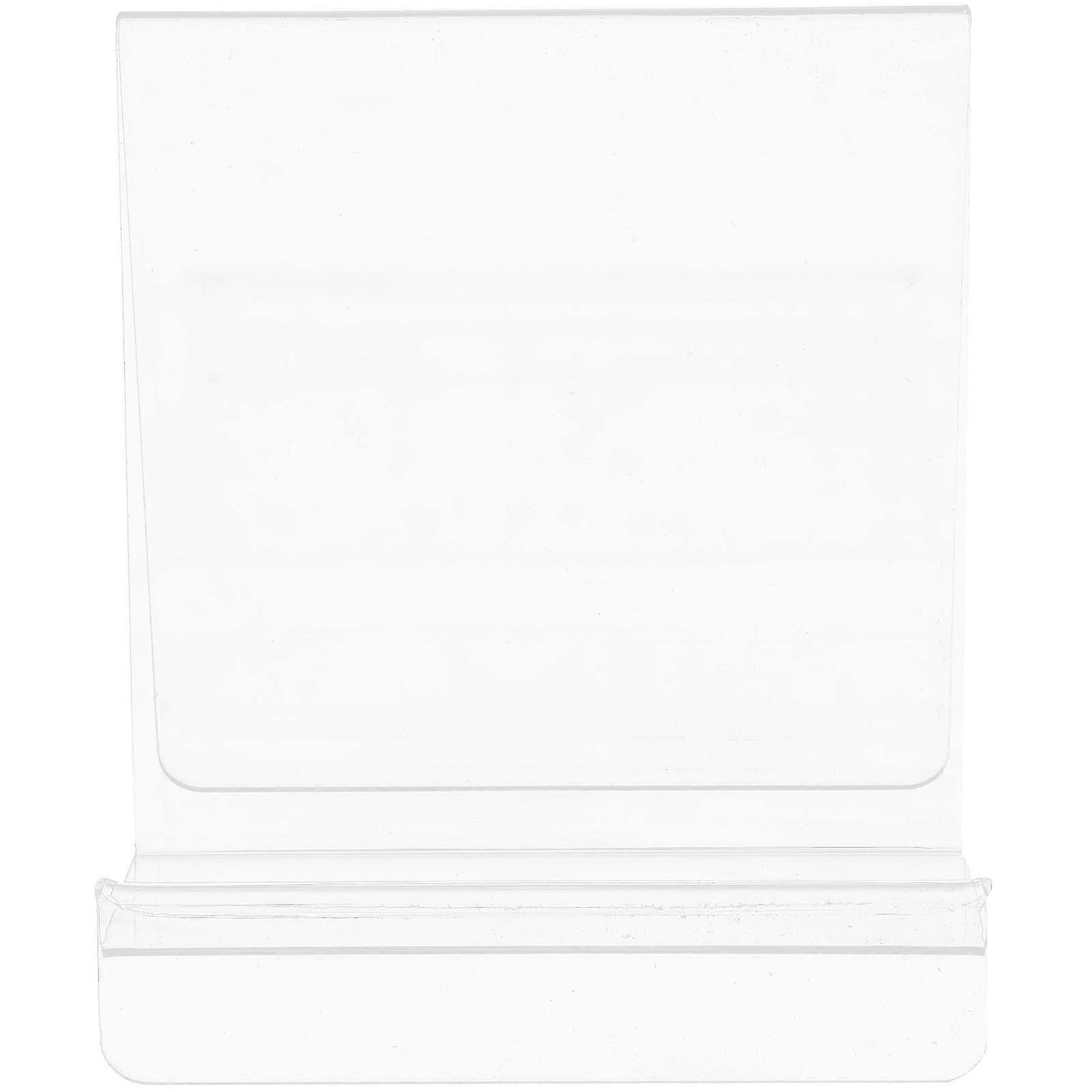 Transparent Record Holder Book Support Easel Display Solution For Books Tablets Office Organization 1Pack