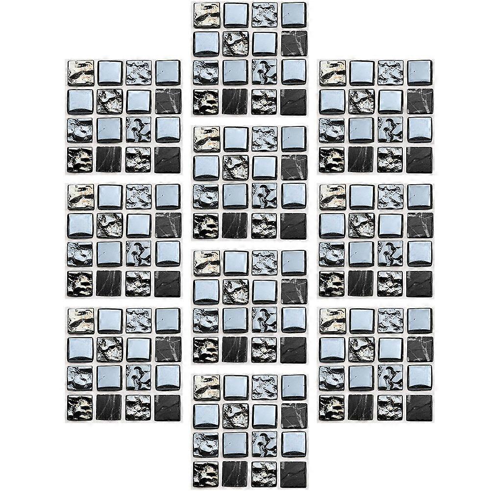 Glass Tile Backsplash Self Adhesive Tile Sticker for Wall Decor 20Pcs