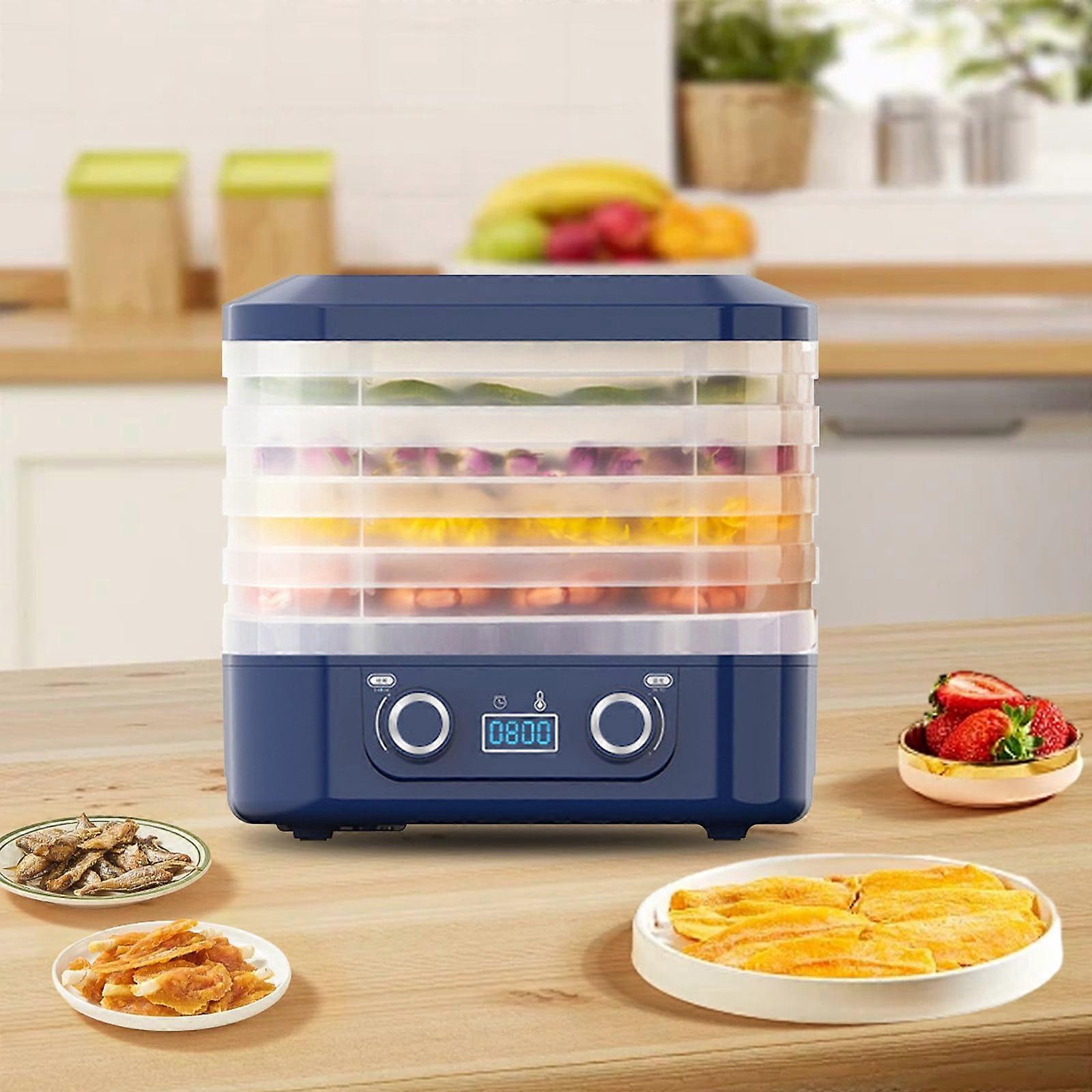 Freeze Dried Machine for Candy, Food Dehydrator with 6 Trays, Digital Timer & Adjustable Temp, compatible with home snack drying