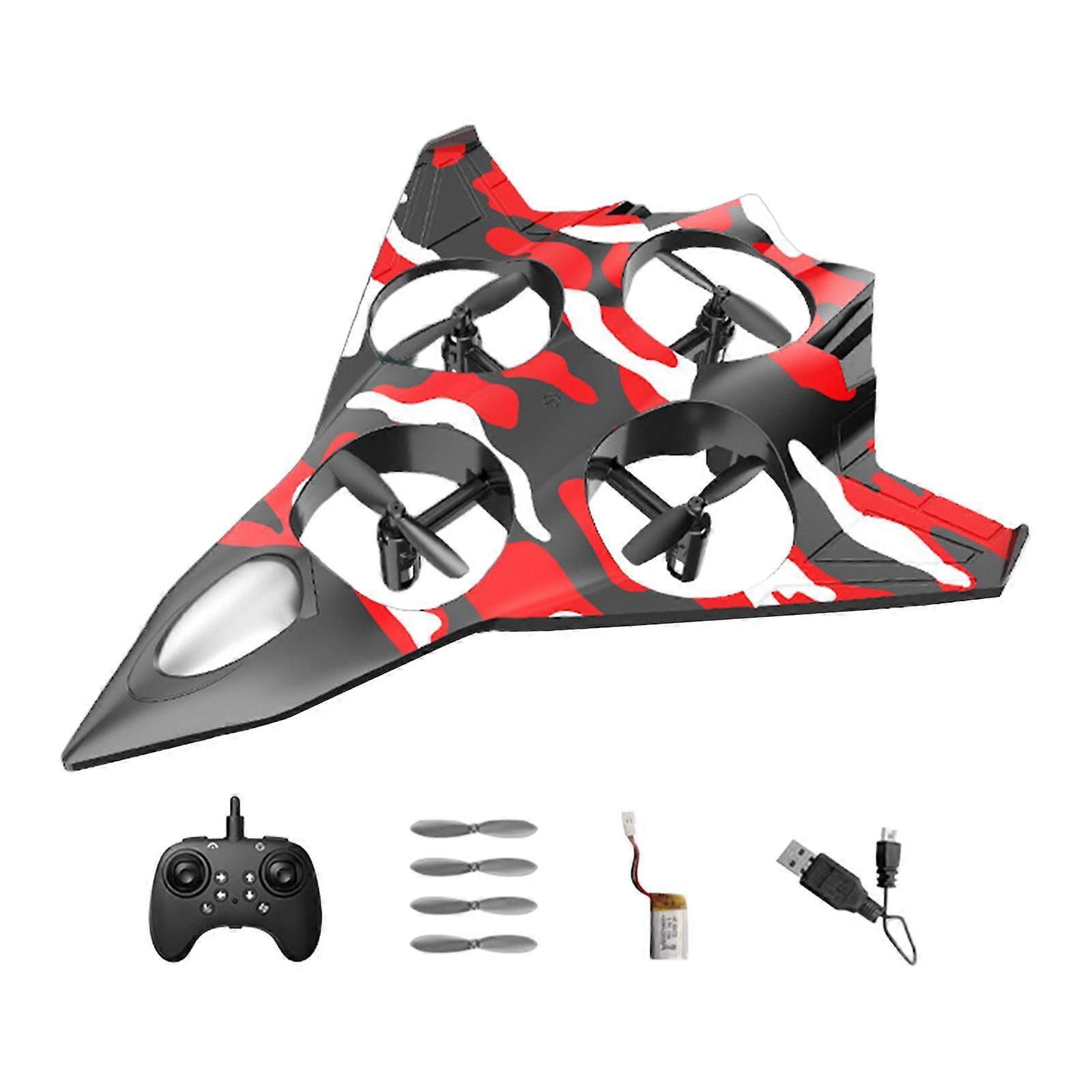 Remote Control Airplane Outdoor Flying Toy Roll 360° Flip with Lights RC Plane