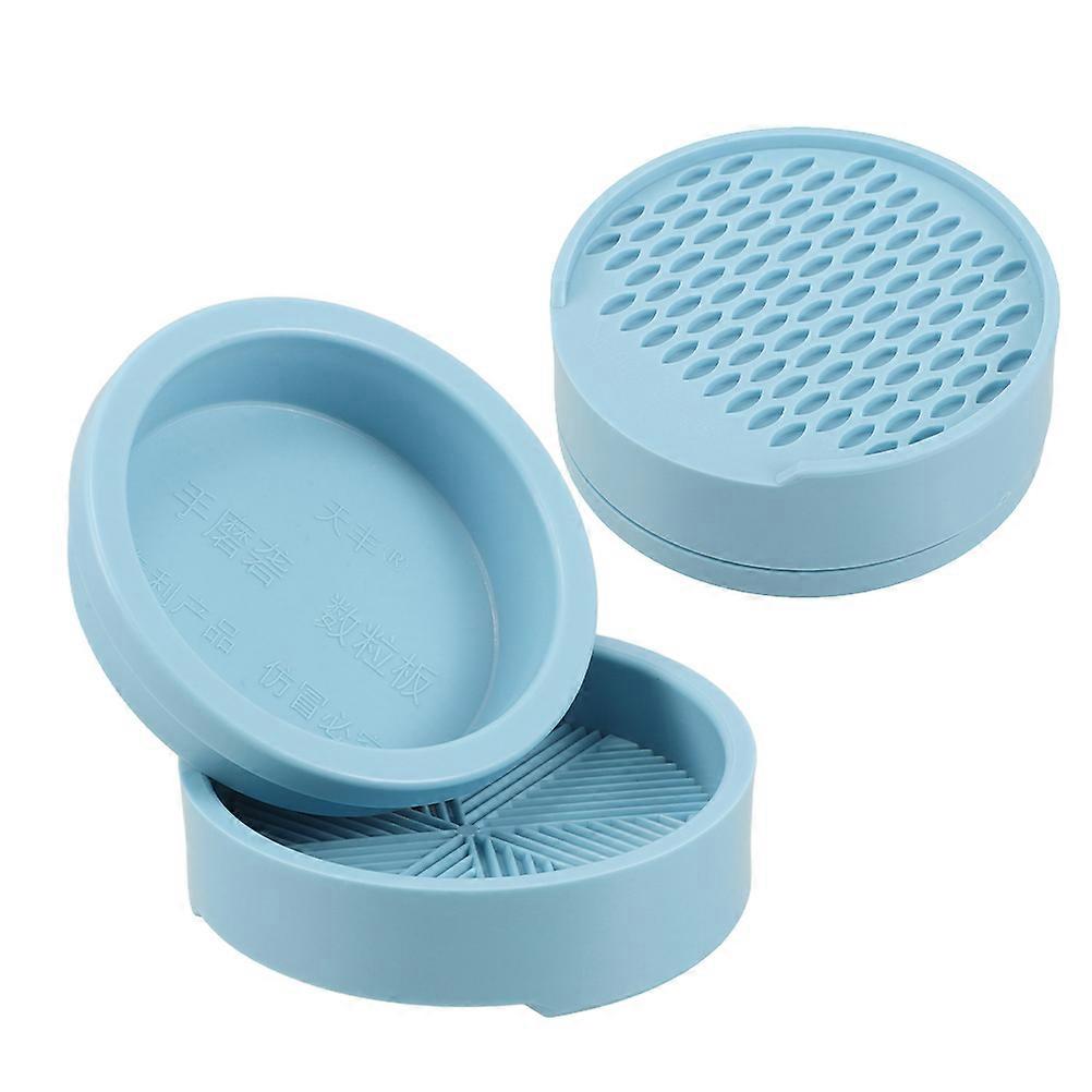 Mill Square Shaped Plastic Tool For Rice And Cereals Home Kitchen Use Polishing 2Set