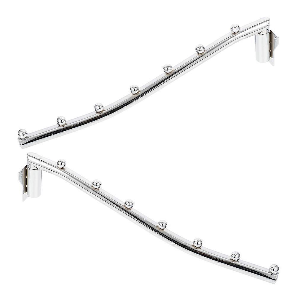 Iron Wall Mounted Clothes Hanger Rack Laundry Room Clothes Hanger 2Pcs