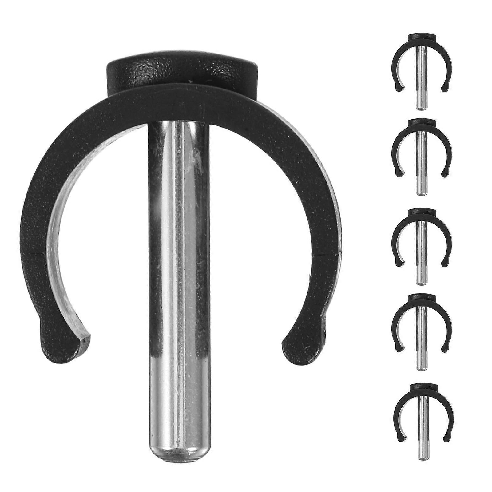 C Shape Clips Crutch Accessories for Mobility Aid Locking 6Pcs