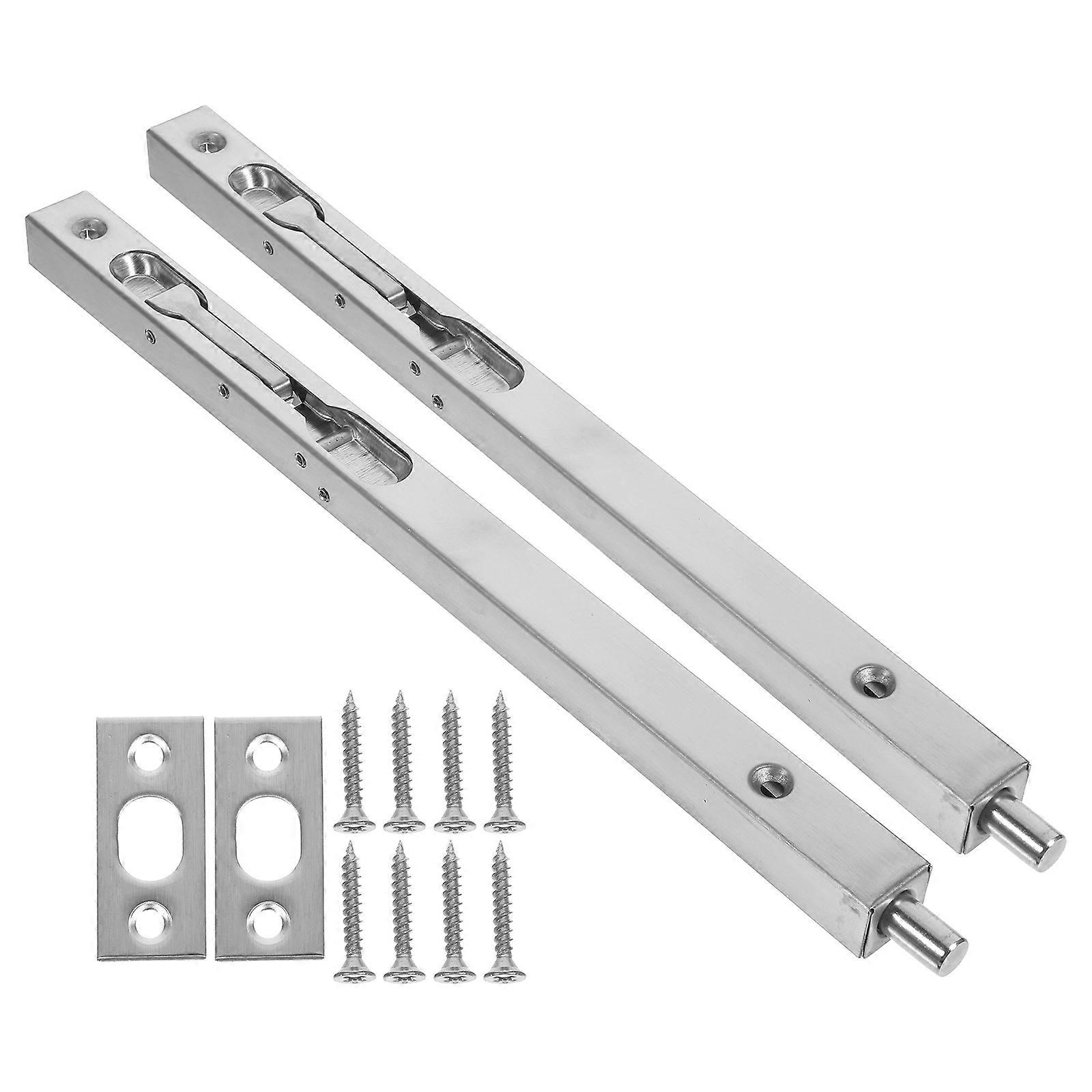 2Pcs Concealed Spring Stainless Steel Latch for Doors Tools Accessories