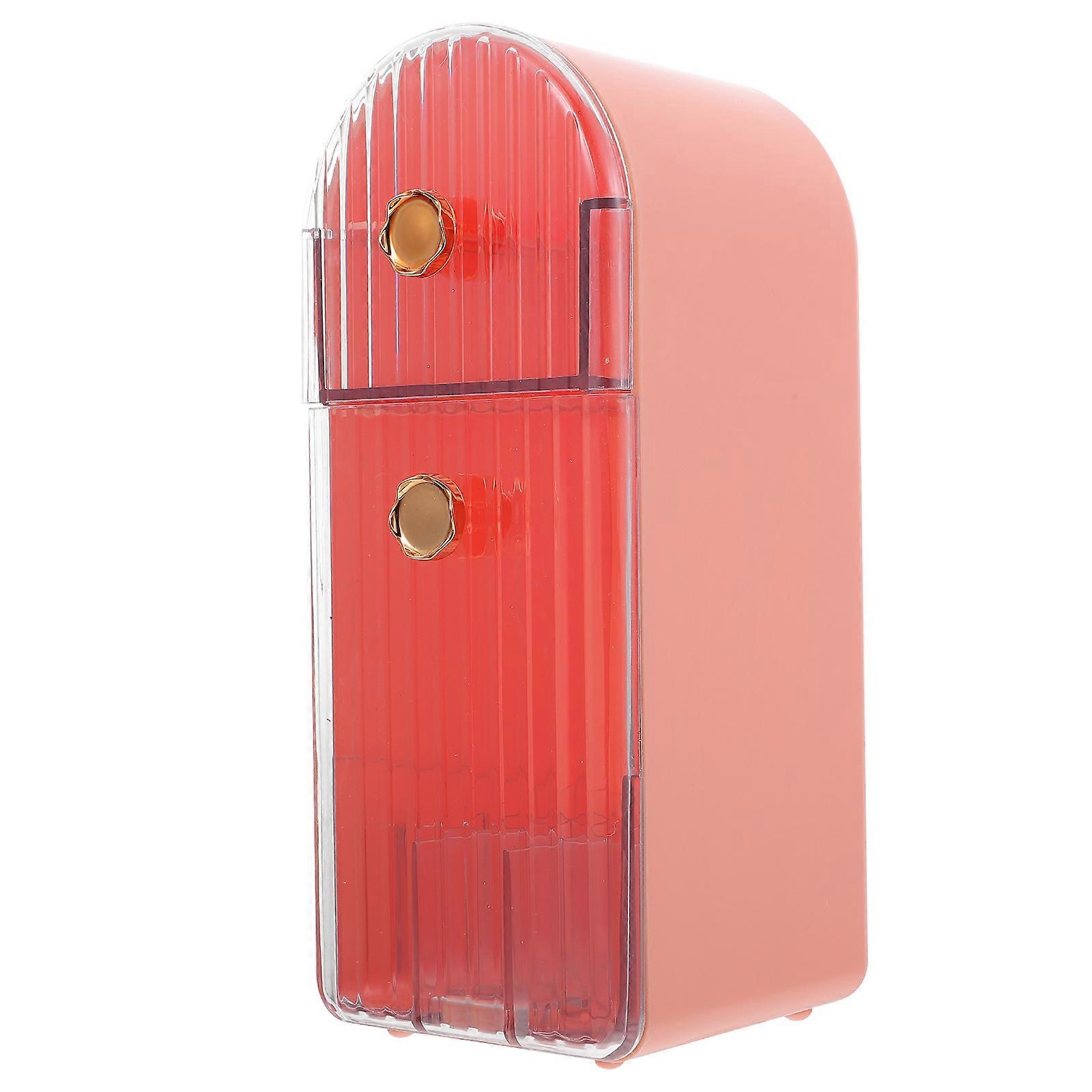 Pink Multi-functional Lipstick Storage Box for Easy Access and Organization