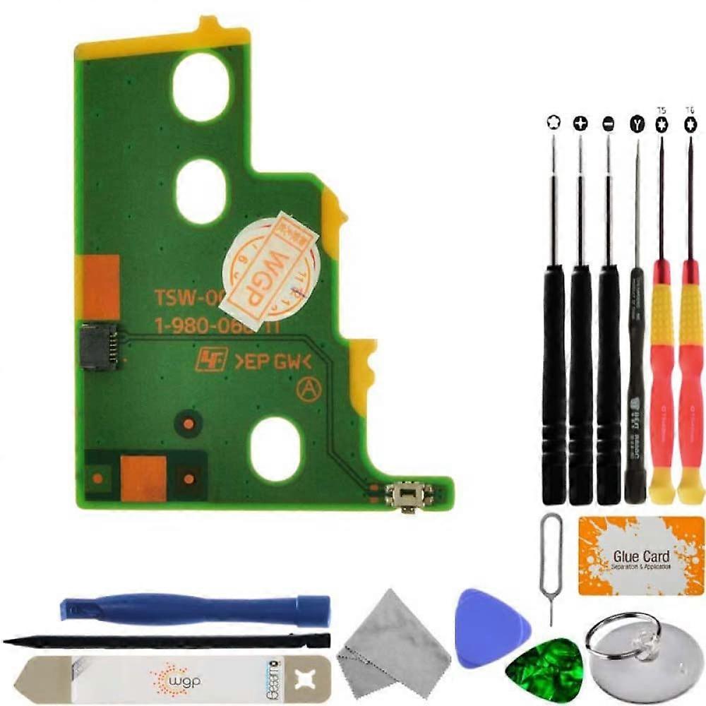 Eject Button Board Replacement for PS4 with Tool Kit and Easy Installation