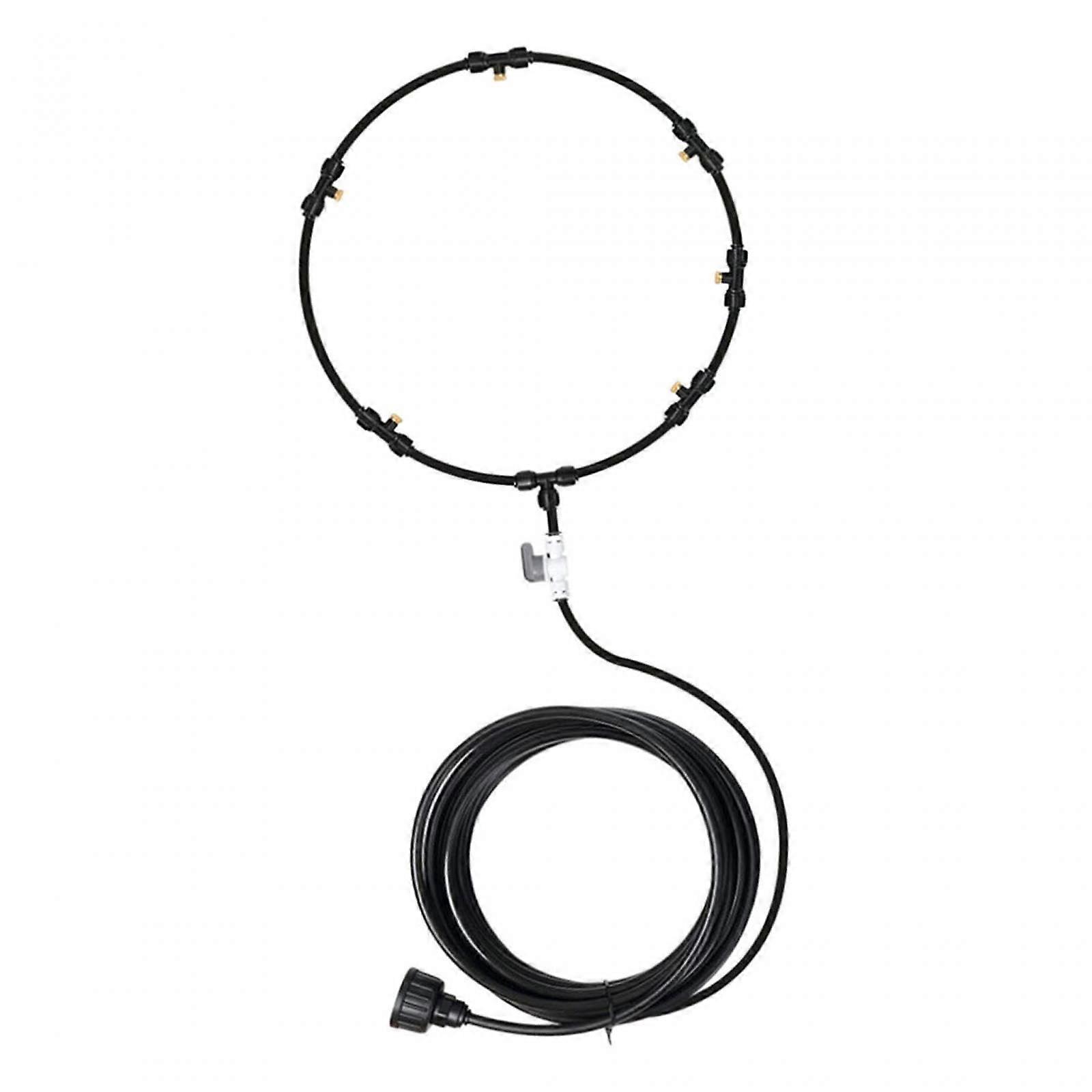 8m Outdoor Misting Cooling System with LeakProof RustResistant Design for Patio Garden Irrigation