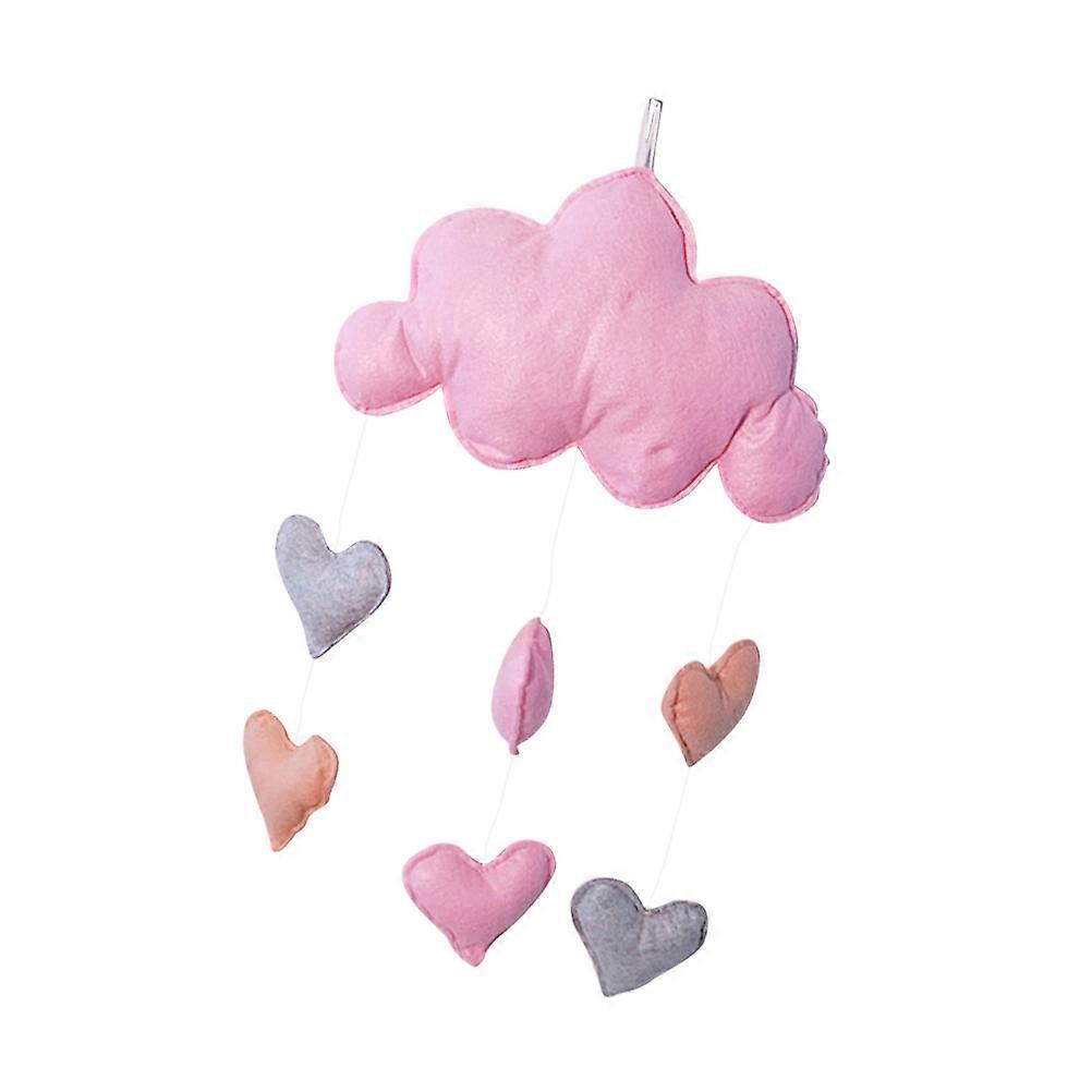Cloud Hanging Decorations Heart Type for Decoration Pink Nursery Decor