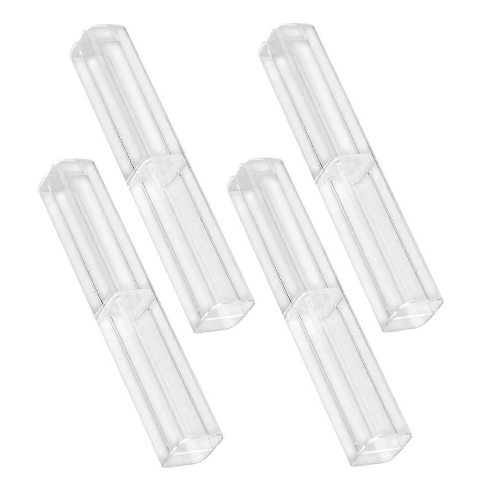 Clear Pencil Boxes Pen Case Gift Packaging Ceremony 4Pack