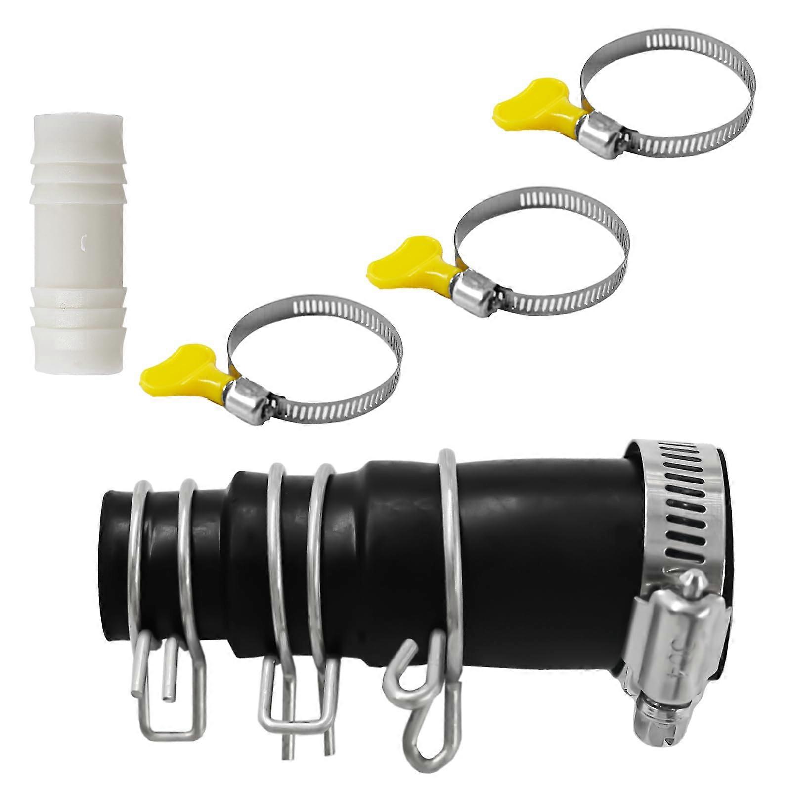 Dishwasher Drain Hose Adapter with Clamps, Garbage Disposal Connector Kit for Insinkerator