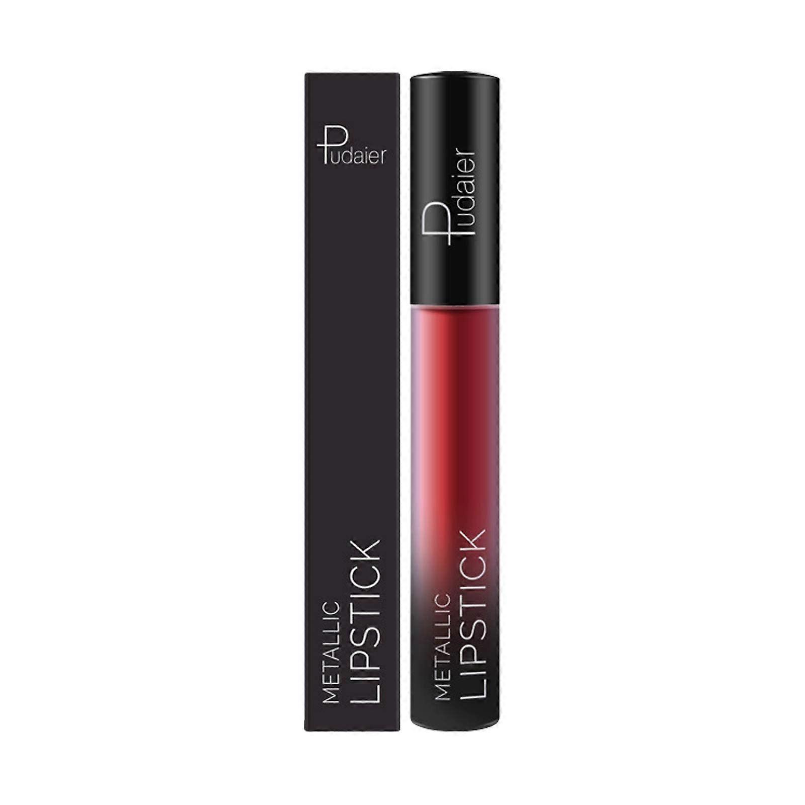 Long Lasting Waterproof Liquid Lipstick with Hydrating Plumping Lip Gloss, Full Coverage Matte