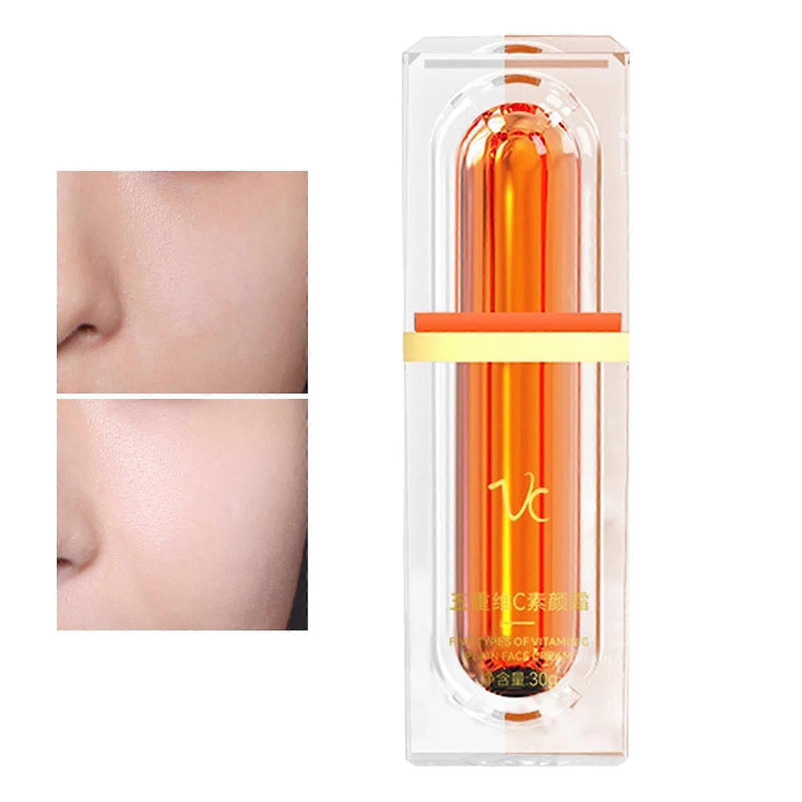 Vitamin C Face Cream with Brightening Tone Up, Deep Hydration, Lightweight Natural Coverage