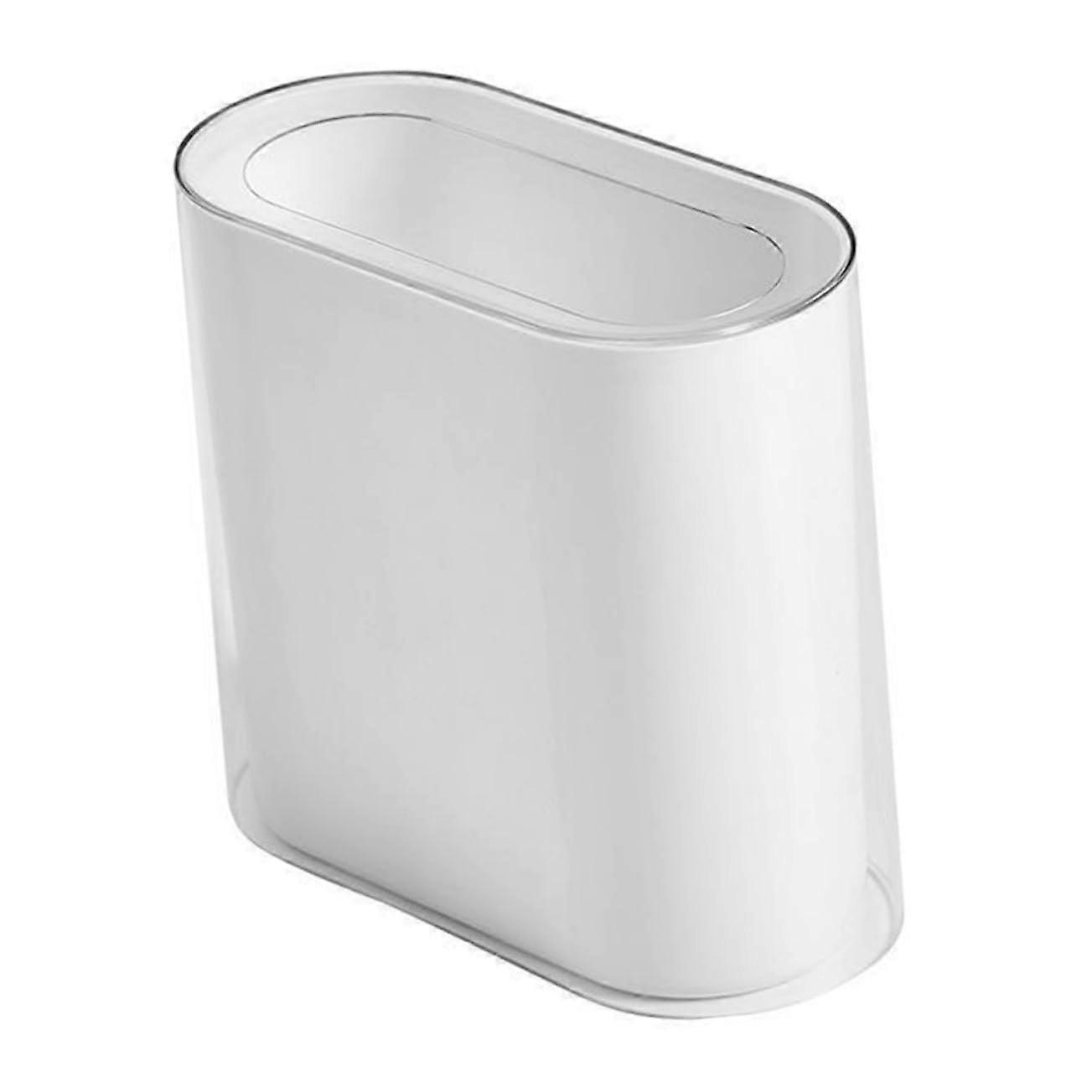 Narrow Trash Can with Compact Design for Bathroom Kitchen Office Slim Garbage Bin for Small Spaces