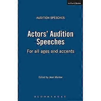 Discours d’Audition des acteurs : Pour tous les âges et les Accents