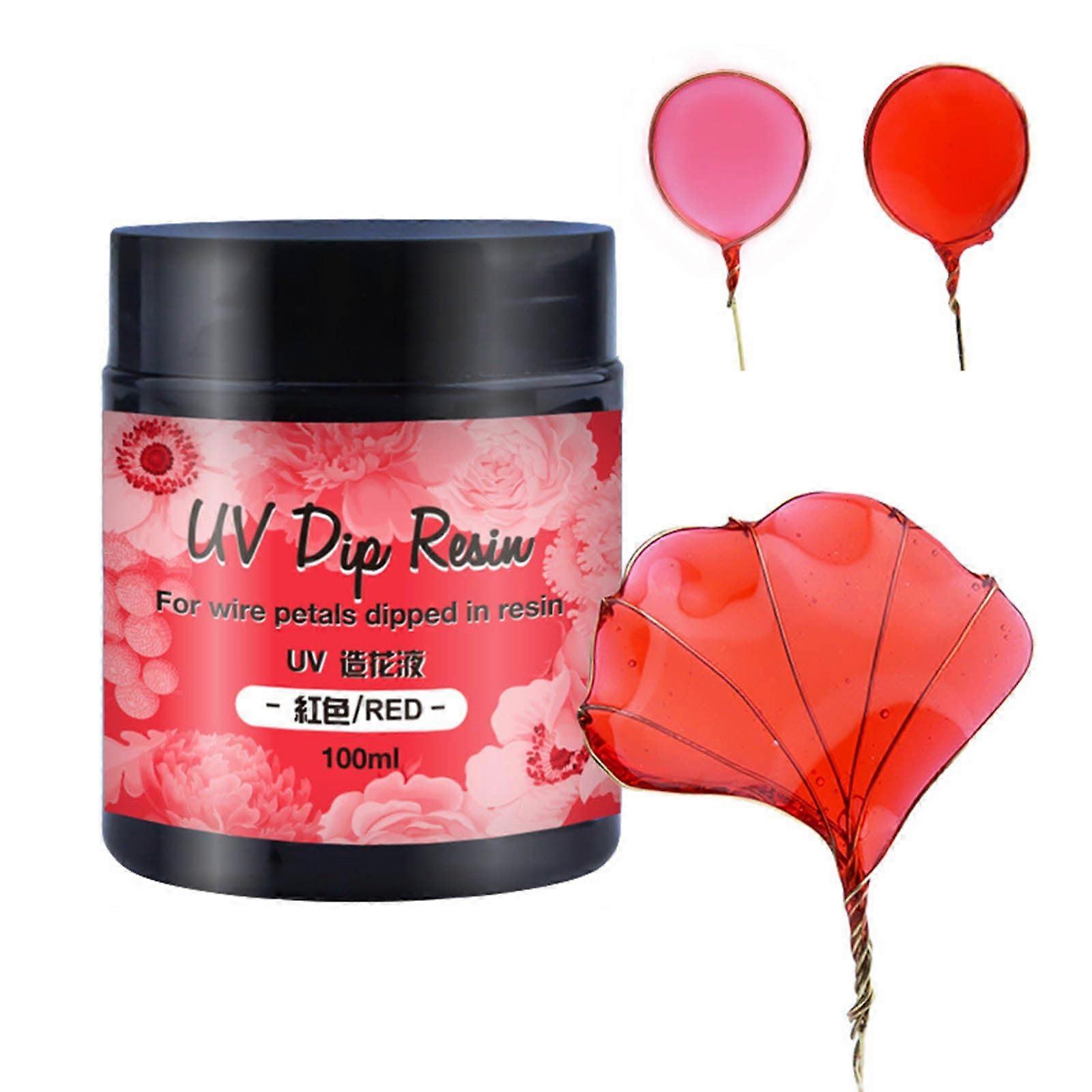UV Resin Glue Transparent Liquid Fast Curing Epoxy for Creative Jewelry Making Beginners
