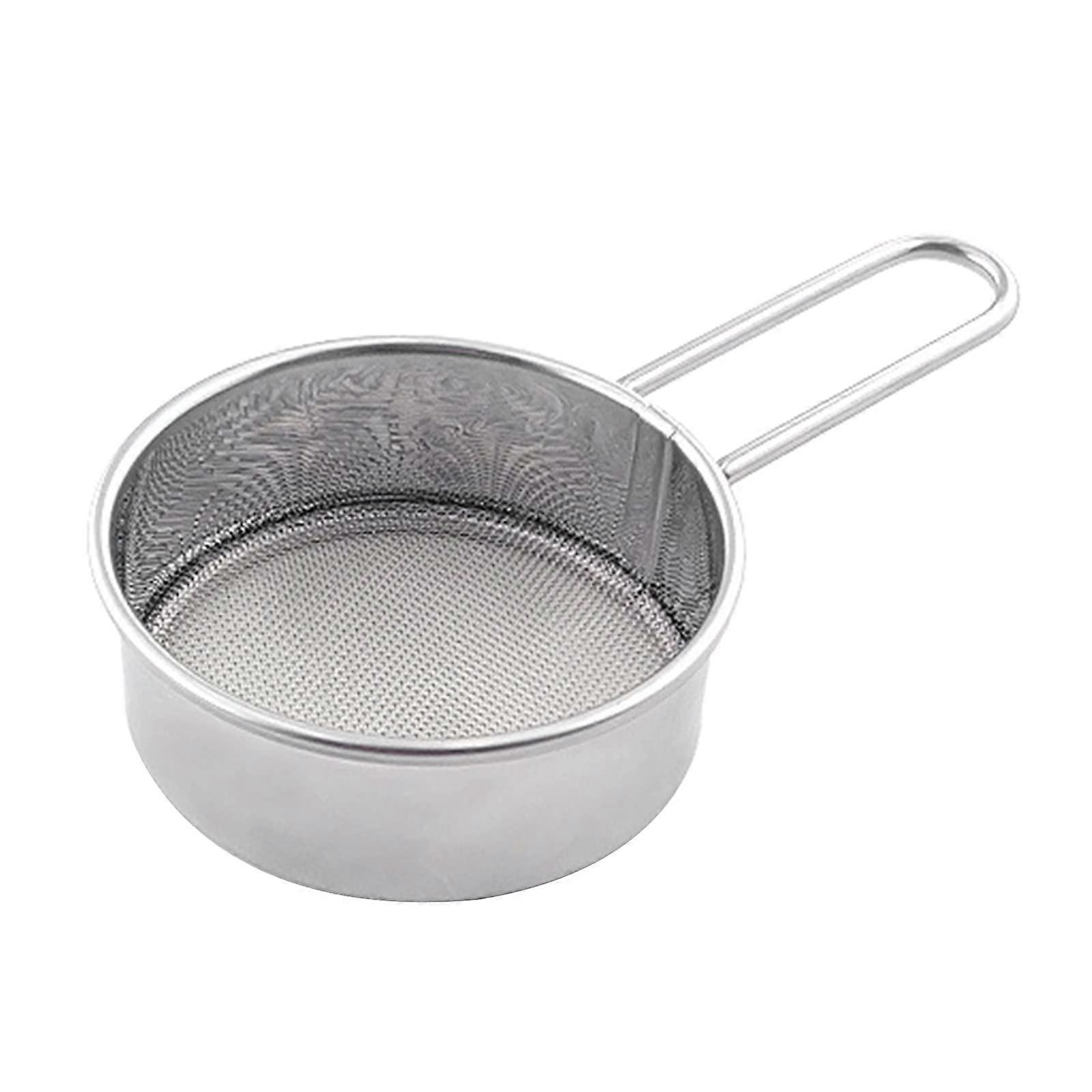 Stainless Steel Flour Sifter Handheld Fine Mesh Sieve for Baking and MultiPurpose Kitchen Use