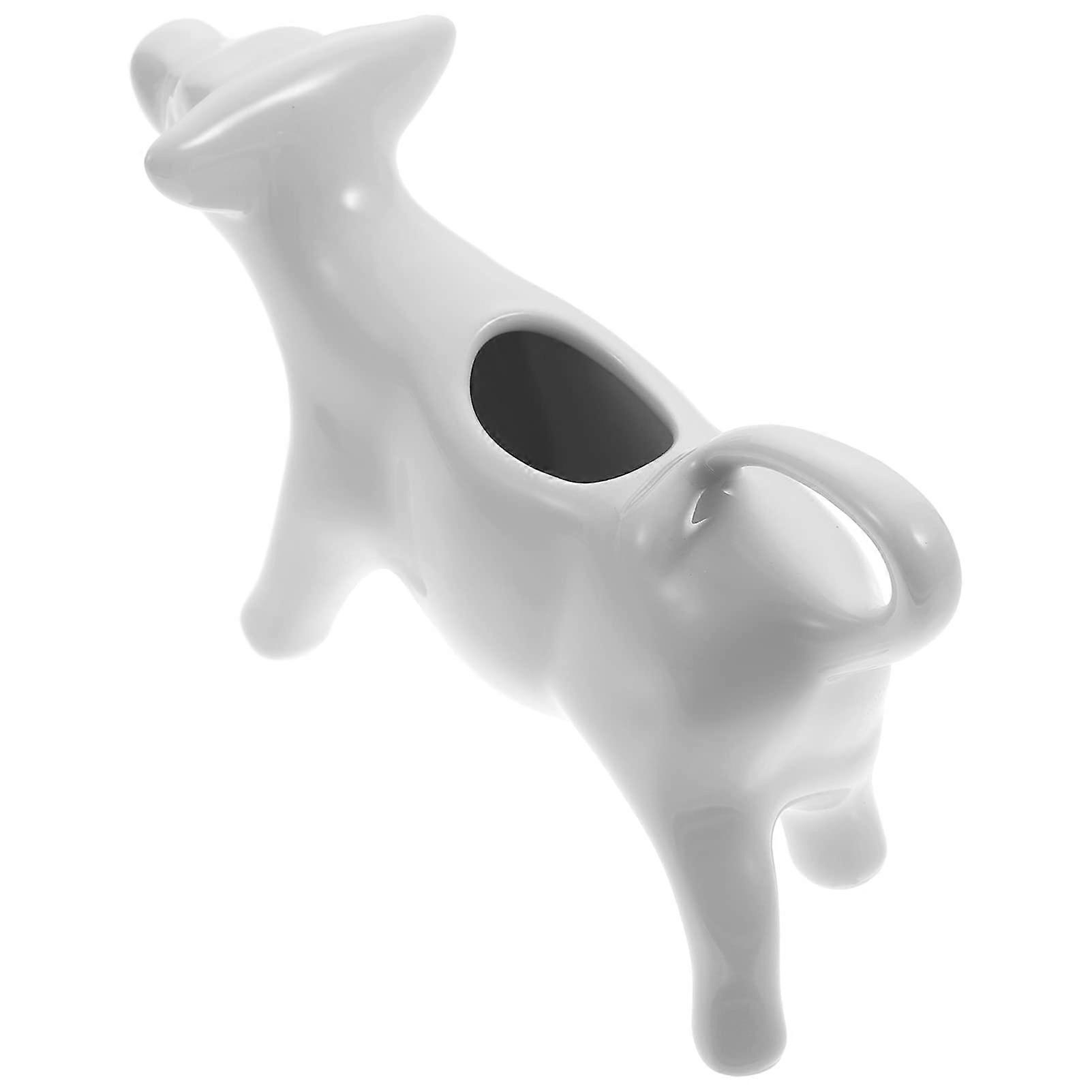 Ceramic Creamer Pitcher 40ml Mini Milk Jug with Handle for Coffee Tea Sauce