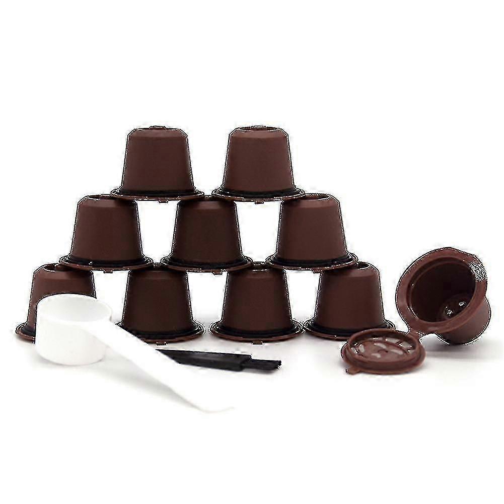 10pcs For Nespresso Refillable Reusable Coffee Cup Machine Filter,a