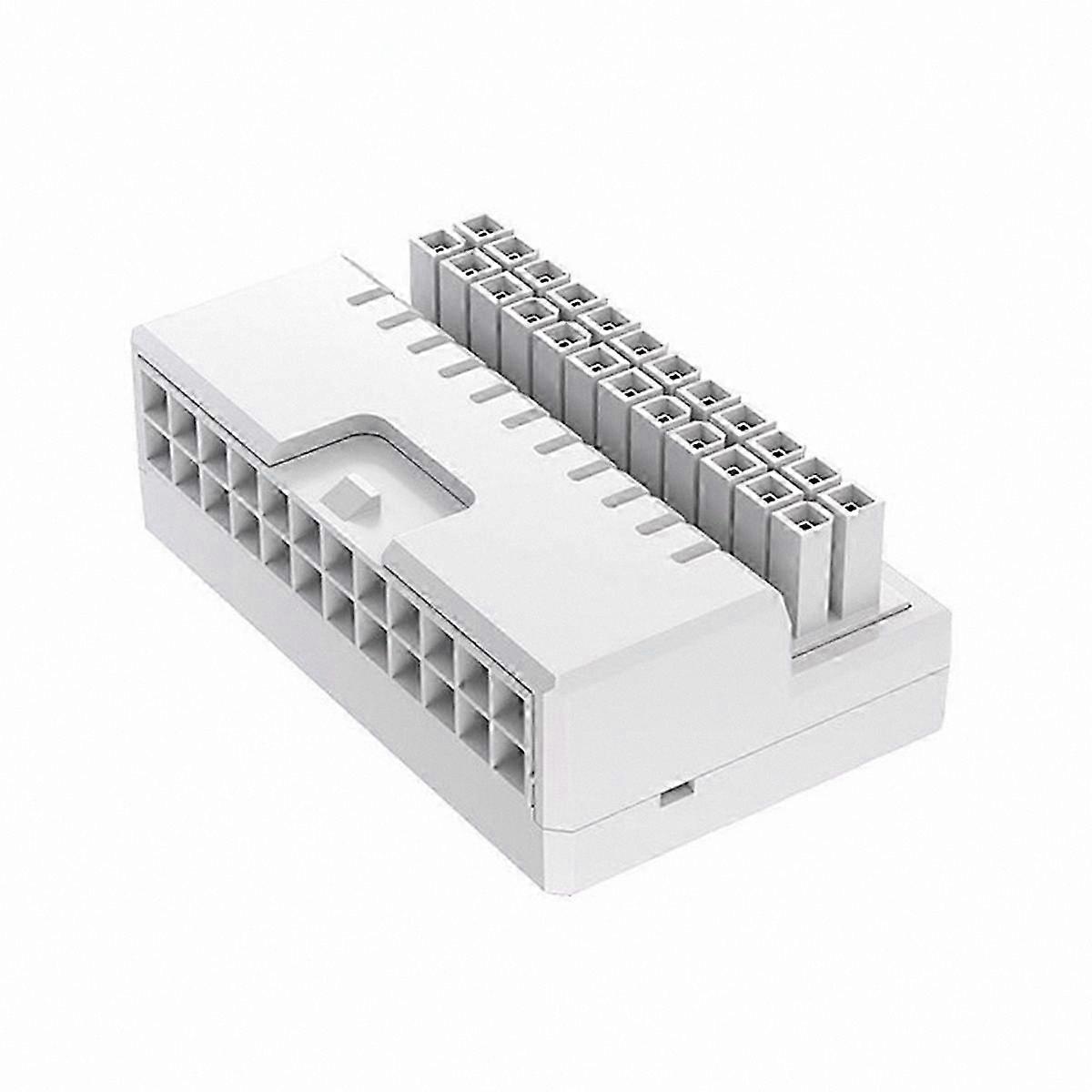 White 90 ATX 24-Pin ARGB Adapter Converter