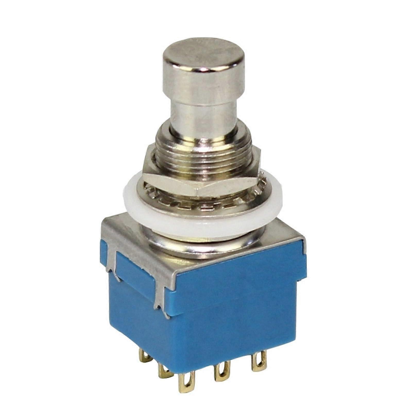 2PCS 9 Pin 3PDT Foot Switch ONON True Bypass Guitar Pedal Stompbox Replacement