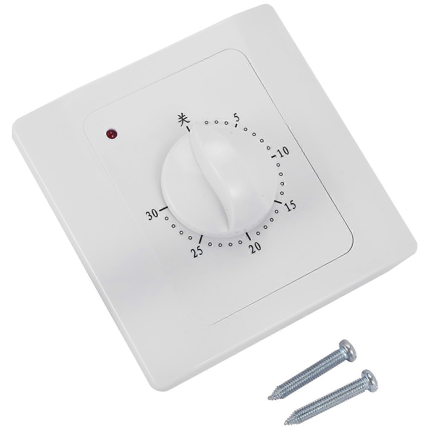 Ac 220V 10A 30Min Countdown Timer Switch Electric Digital Time Plug Control Switch Timer Socket Knob Style Mechanical