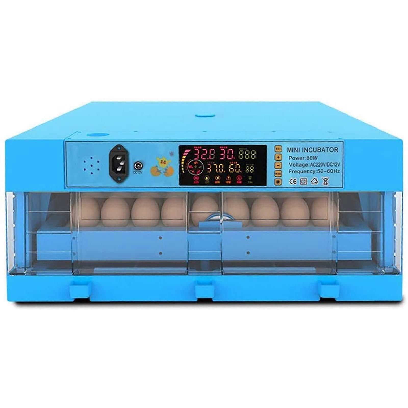 Egg Incubator with Humidity Control and Automatic Egg Turner for Chicken and Duck Eggs