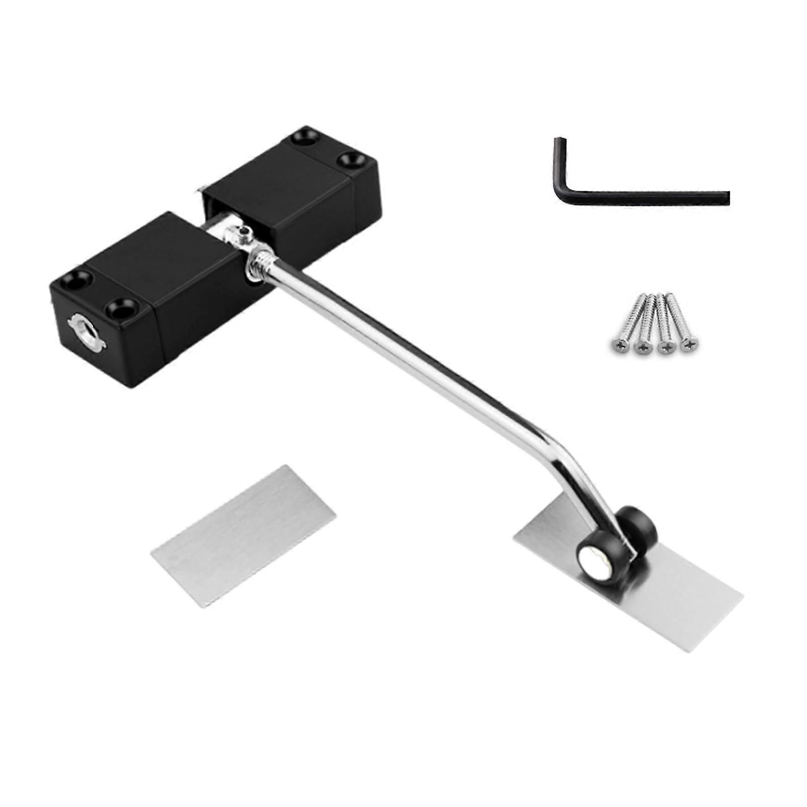 Automatic Door Closer with Adjustable Spring Tension, Quiet Operation for Home and Office