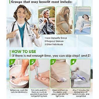 Nail Fungu Cleaning Light with LED Display Device Nail Fungu Treatments for Onychomycosis Light for Finger/Toenails B