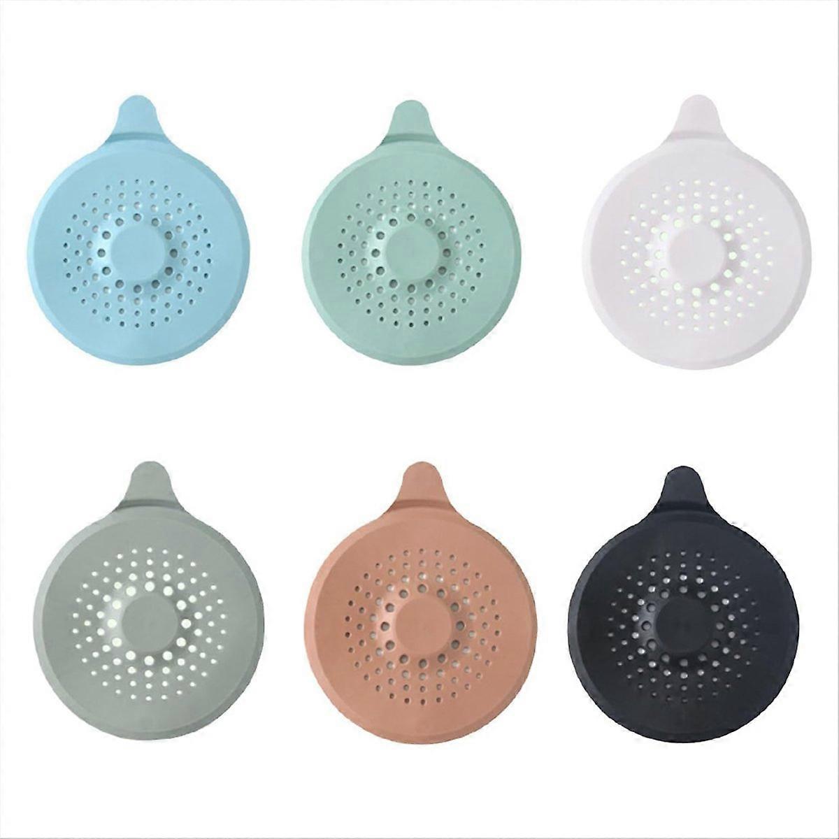 Sink anti-clogging silicone floor drain cover