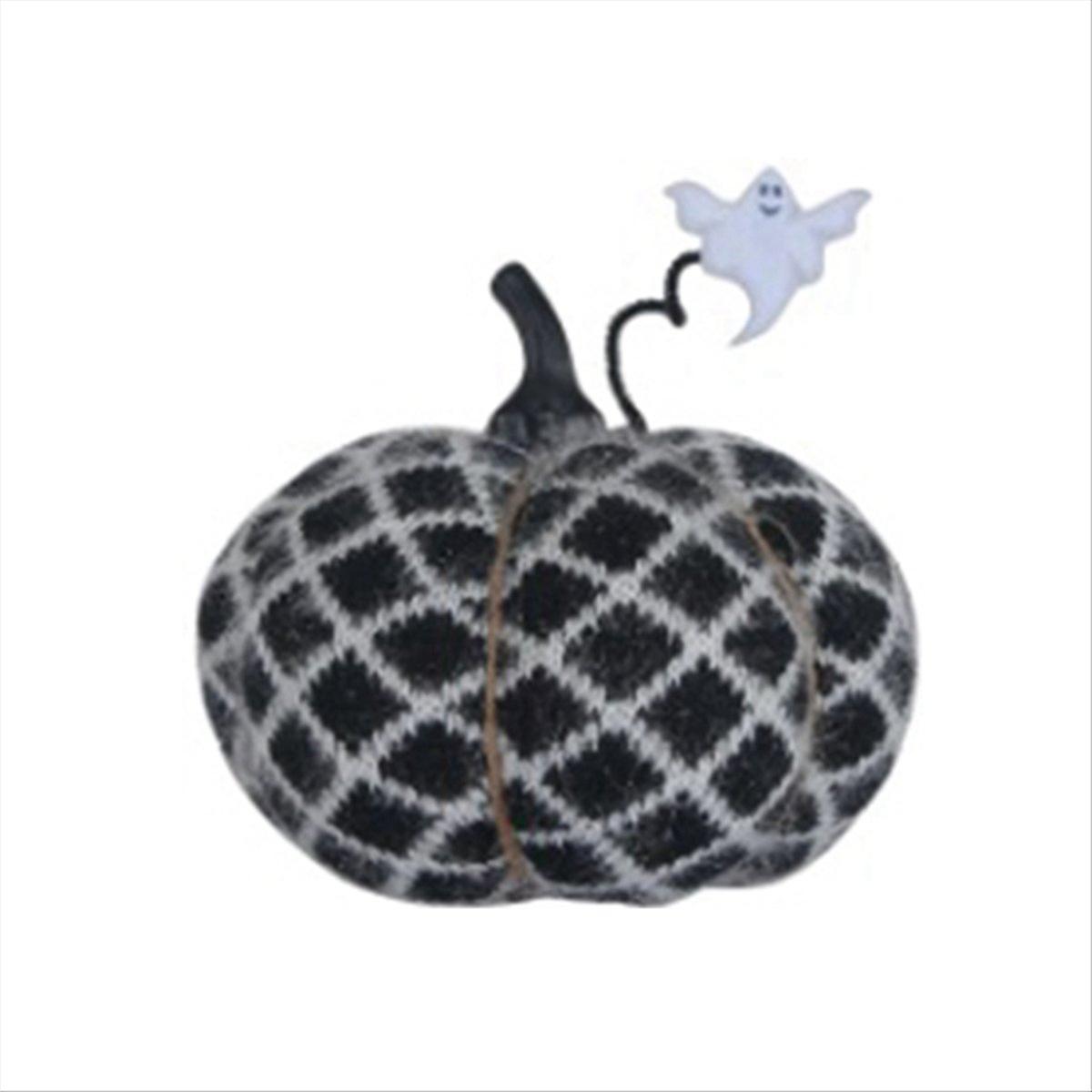 Halloween Pumpkin Pillow Decor 3D Pumpkin Throw Pillow Black