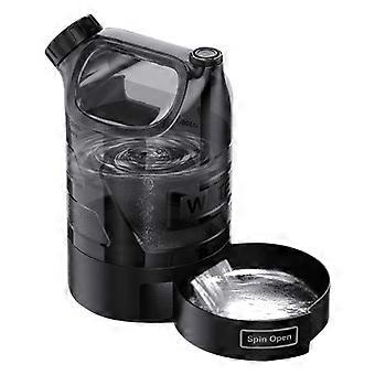 Dog Water Bottle Large Capacity Leak Proof One Hand Pet Water Dispenser for Travel Hiking Camping 10.35x6.3