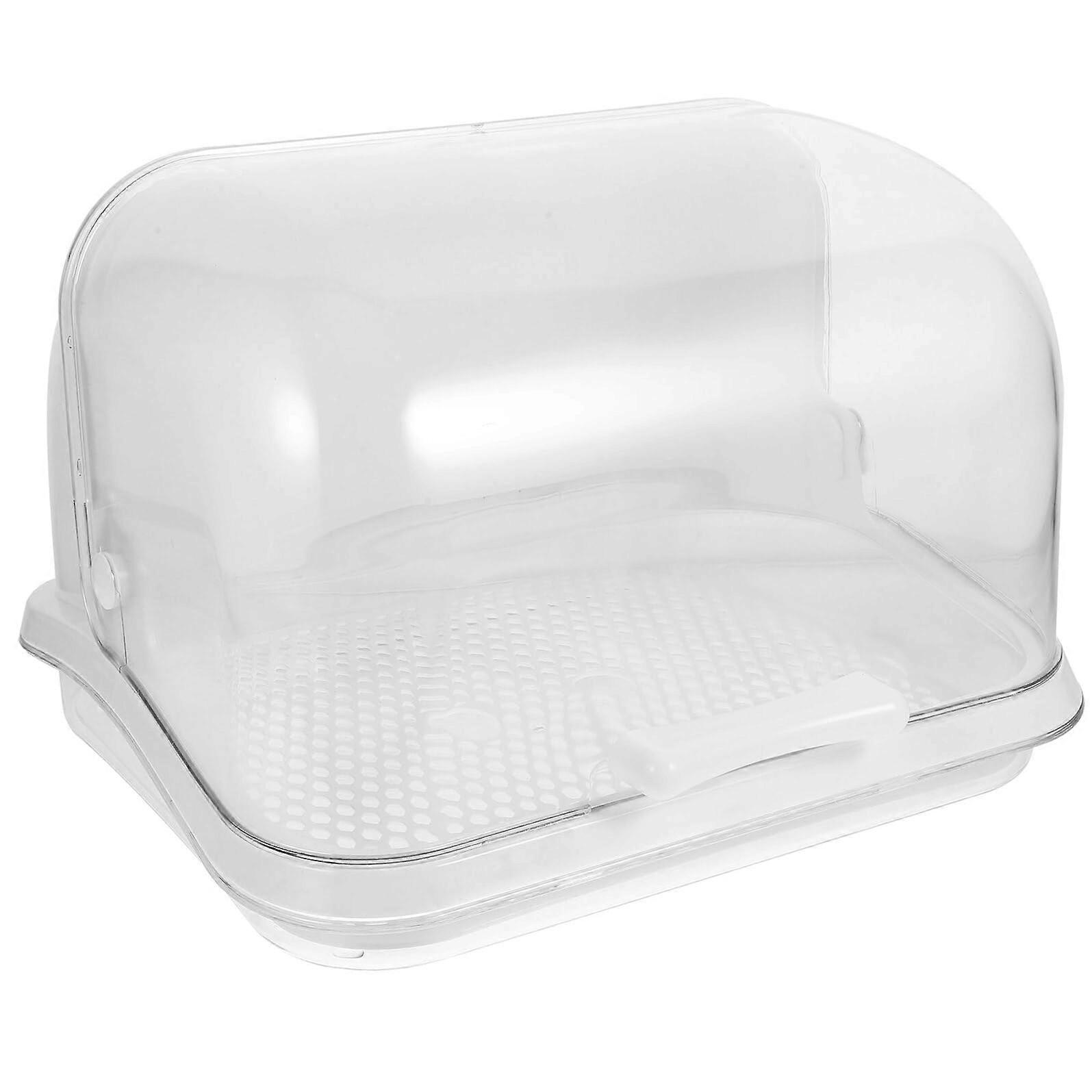 Baby Bottle Drying Rack with Dustproof Cover and Draining Base Multipurpose Storage Organizer