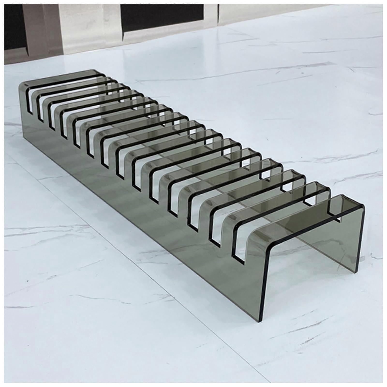 14Slot Clear Acrylic Tile Display Rack, Desktop Ceramic Tile Sample Organizer for Retail Stores