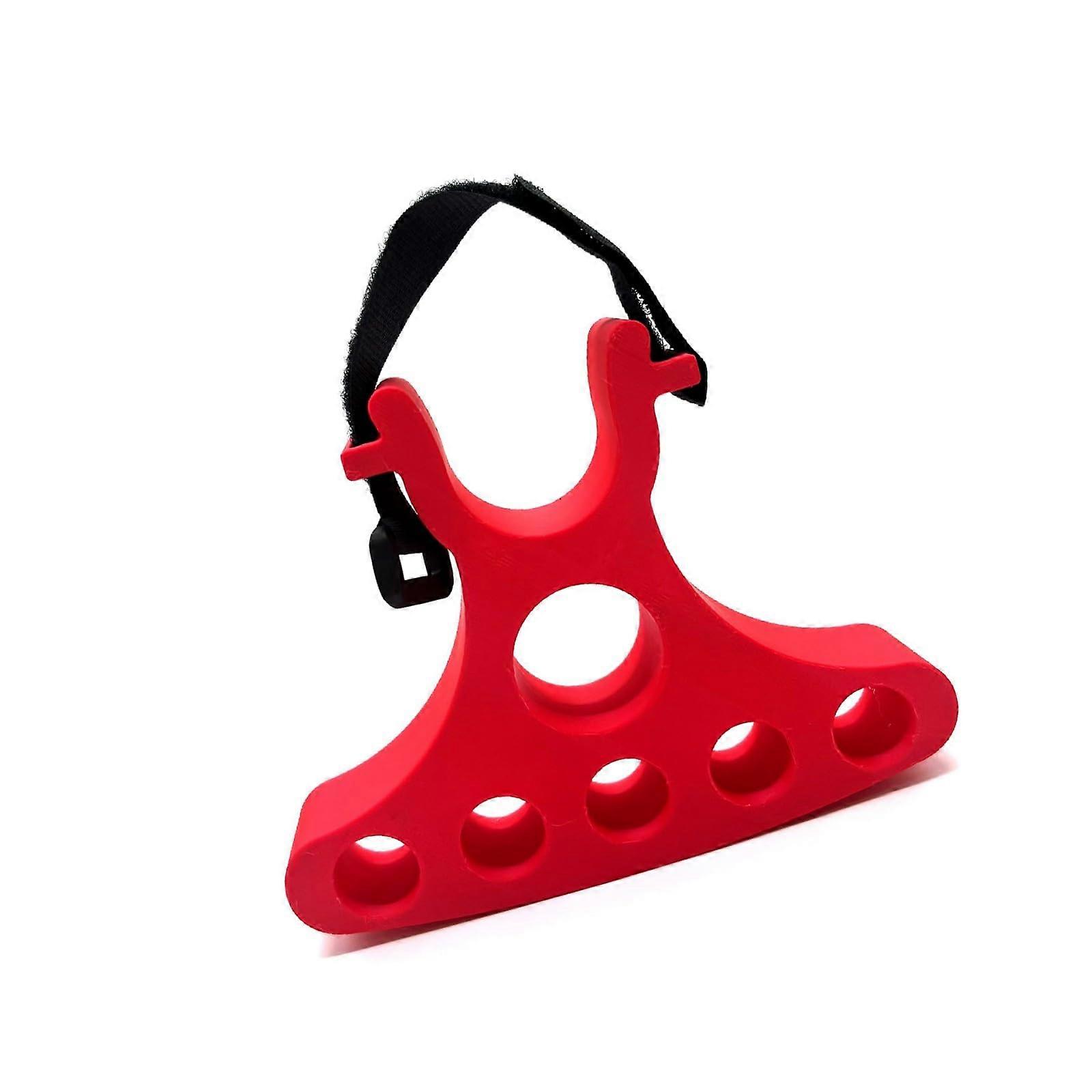 2Pcs Adjustable Bike Handlebar Holder with Secure Straps, Lightweight Bicycle  Stand, Red