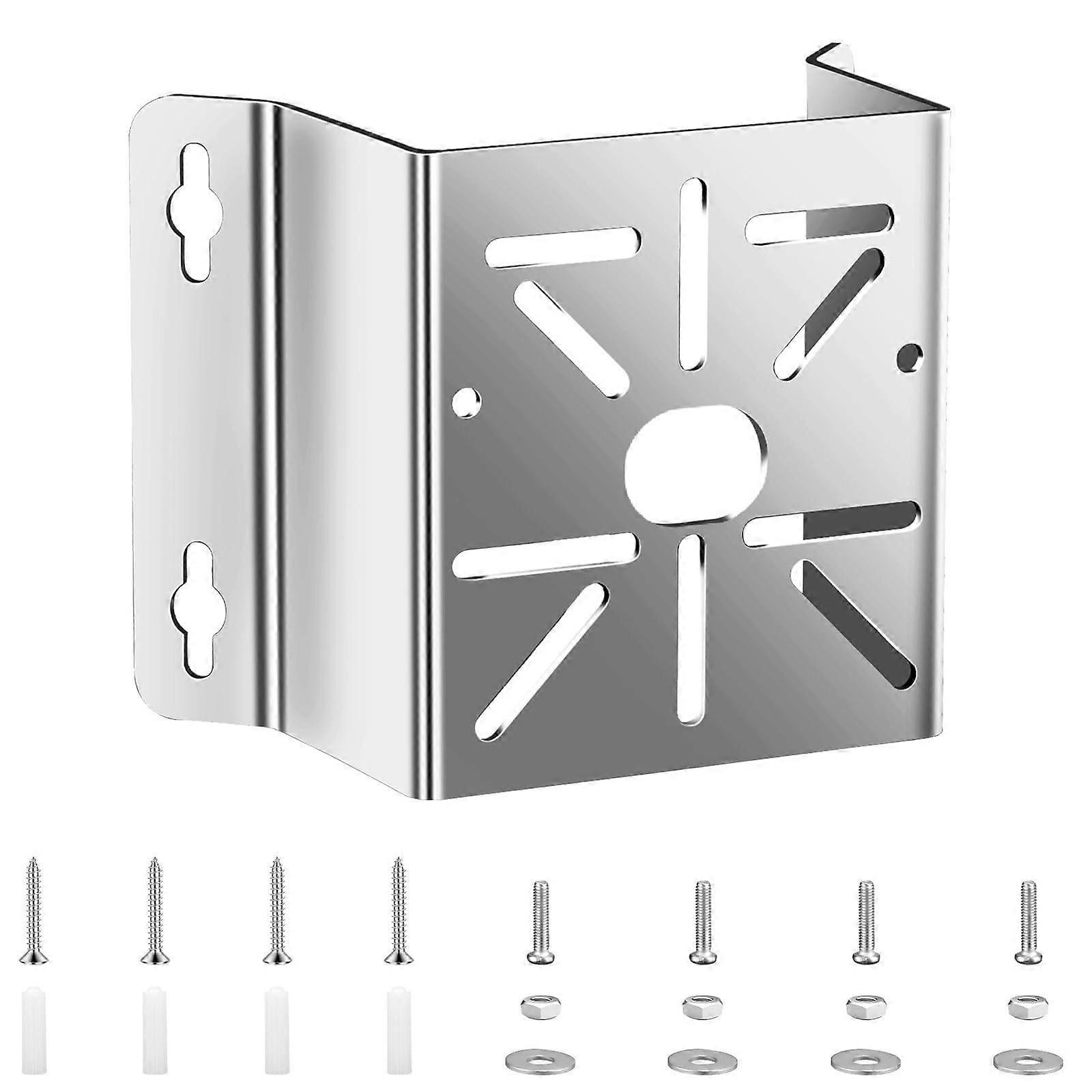 Stainless Steel CCTV Camera Corner Mount Bracket with AntiSway Waterproof Design for PTZ