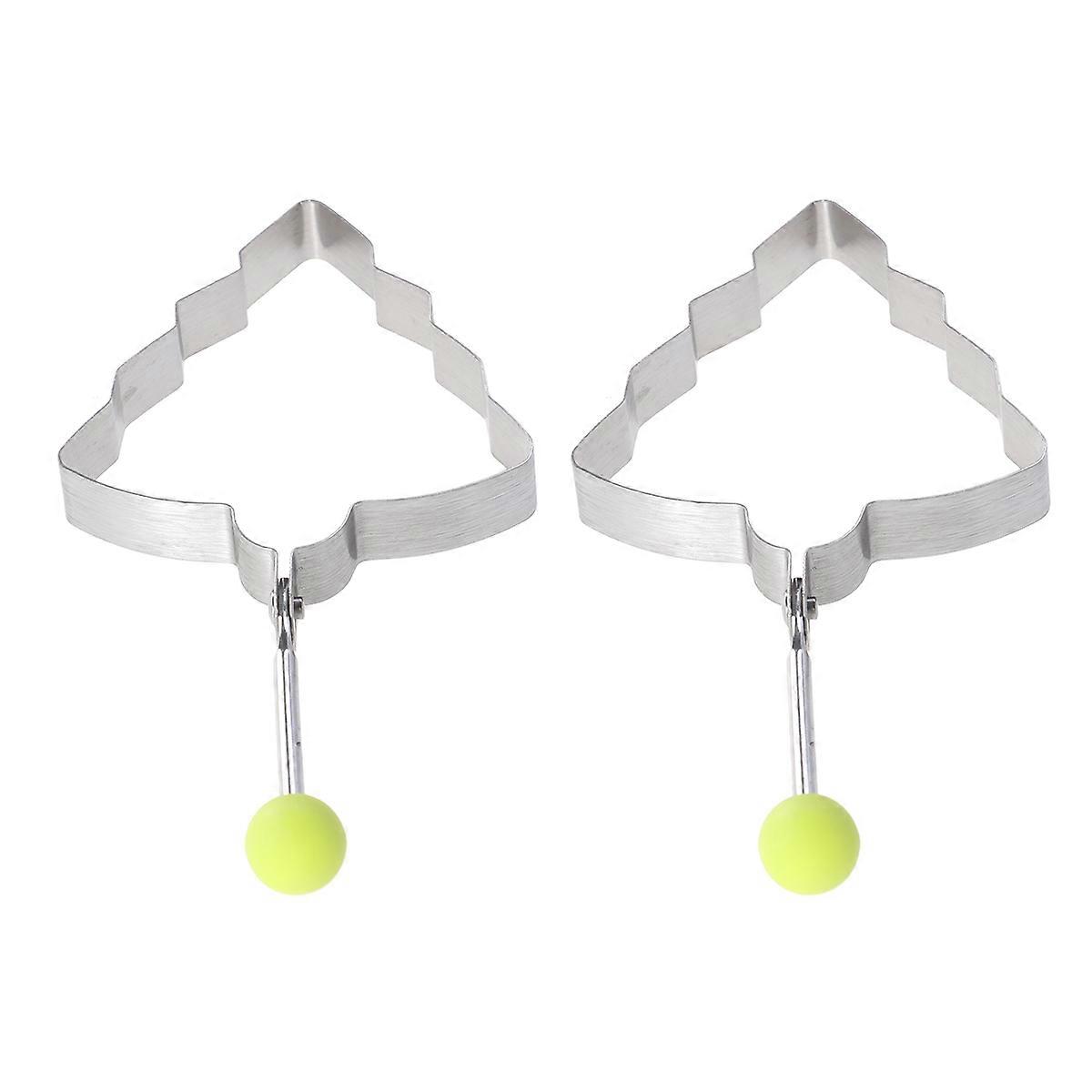 Egg Shaper Stainless Steel Omelette Mold for 2Pcs Creative Cooking Tools