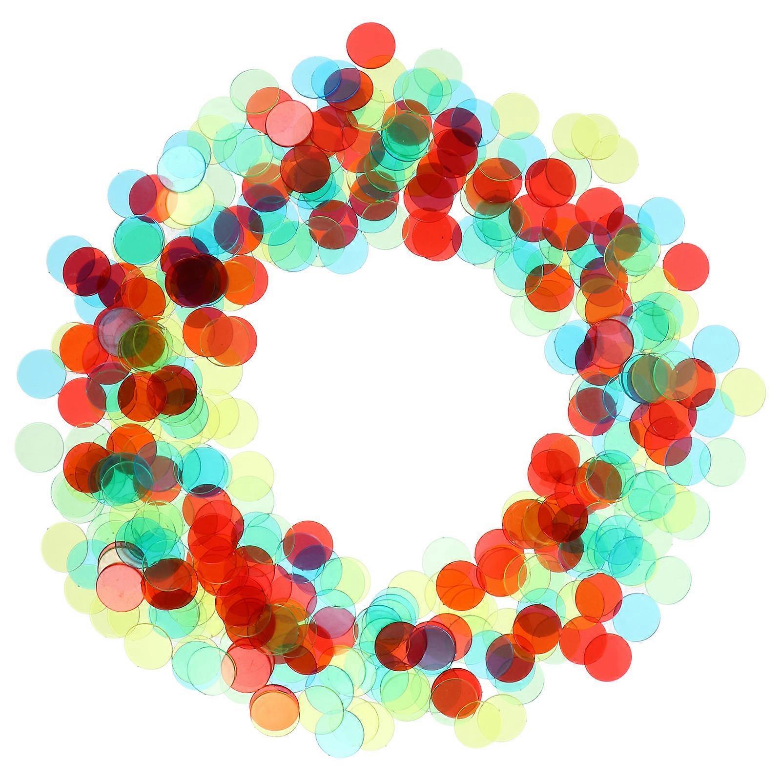 Chips Plastic Markers for Counting Game 1Set Assorted Color