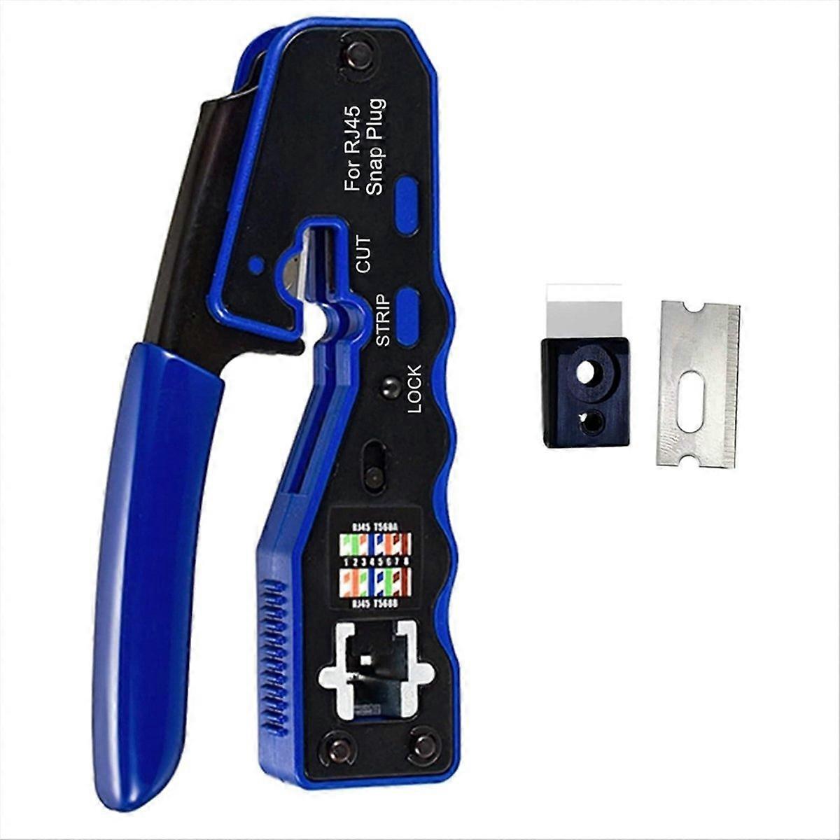 RJ45 Crimp Tool Kit for Cat5 Cat6 A
