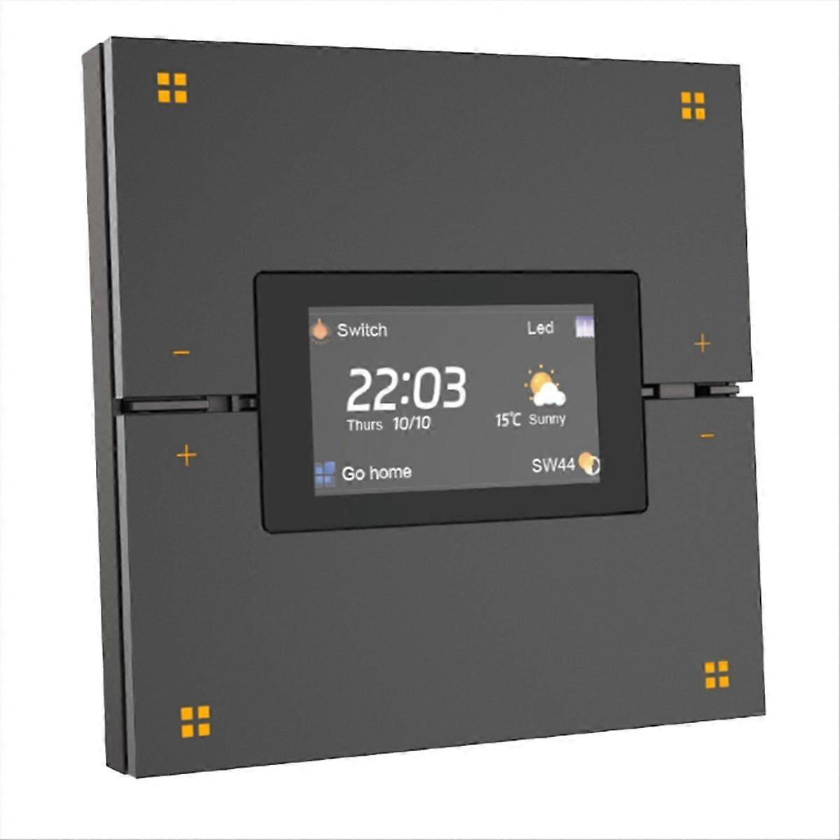 Tuya Smart Home 3.5-Inch Radar Human Body Sensor Push Button Screen Wall Switch Zigbee Smart Switch Smart Push Button