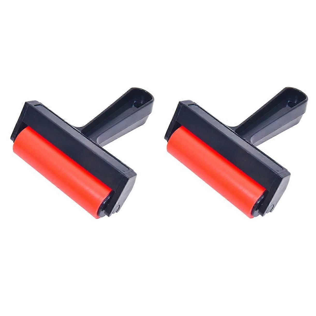 Small Brayer Printmaking Roller Set for Even Ink Coverage, Ergonomic Grip, MultiCraft Use