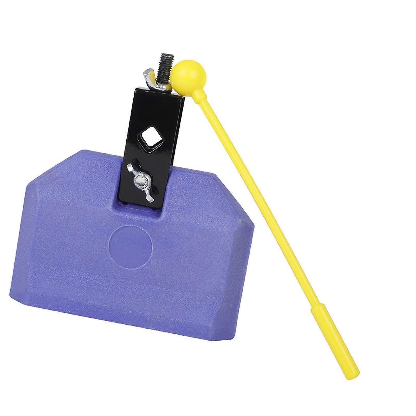 Blue Percussion Block with Clear Tonal Range and Durable Construction for Drummers