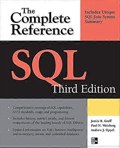 SQL The Complete Reference, 3rd Edition