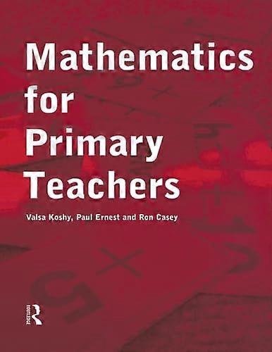 Matemáticas para profesores de primaria