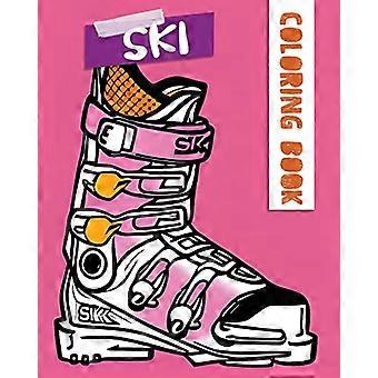 Libro da colorare Easy Flow, arte dello sci alpino